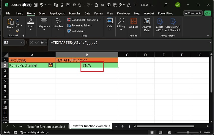 Delimiter is not Matched