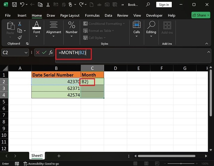 How to add Months in Excel Automatically2