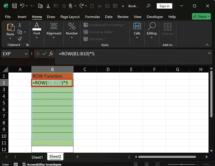How to Create a Table in Excel1