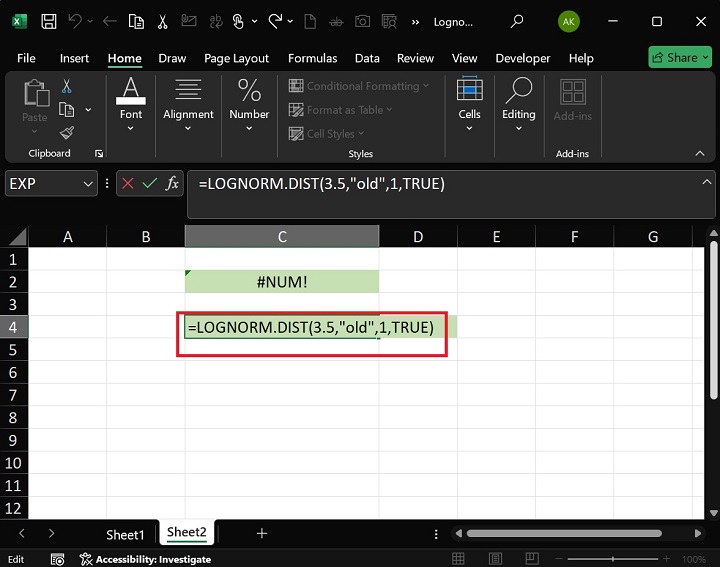 LOGNORM.DIST Function6