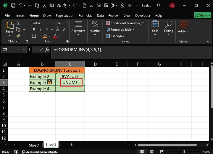 LOGNORM.INV Function6