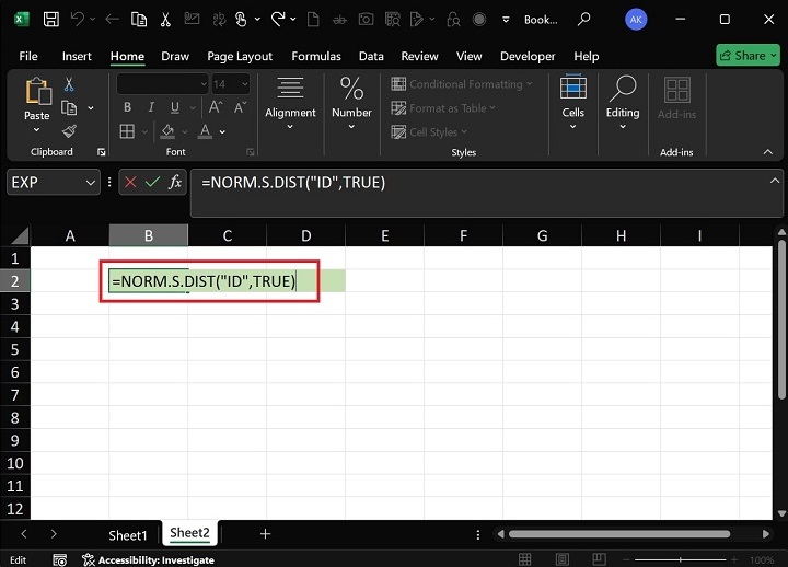 NORM.S.DIST Function4