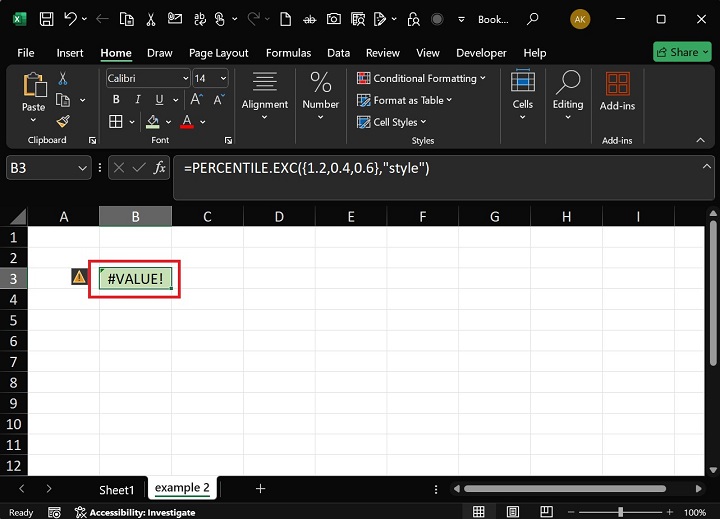 PERCENTILE.EXC Function10