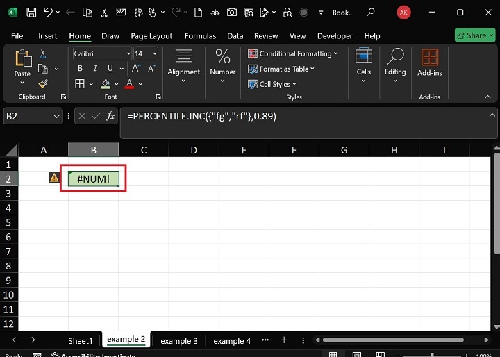 PERCENTILE.INC Function4