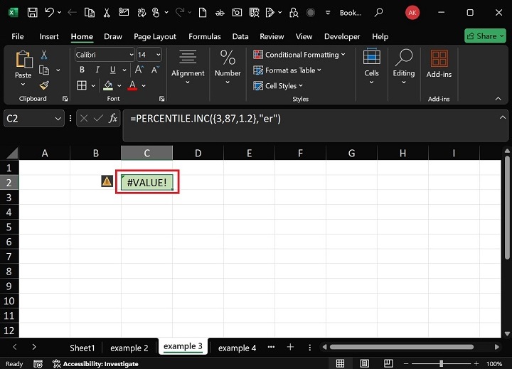 PERCENTILE.INC Function6