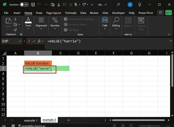 Specify Text Value in First Argument1