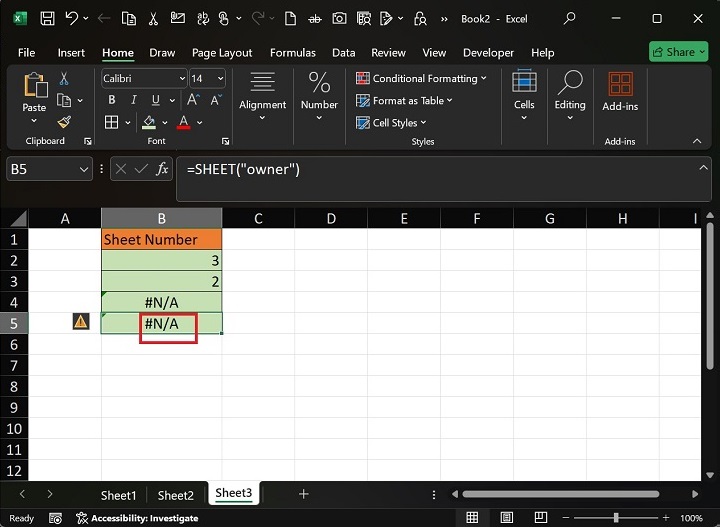 Value Argument Specifies Invalid Sheet2