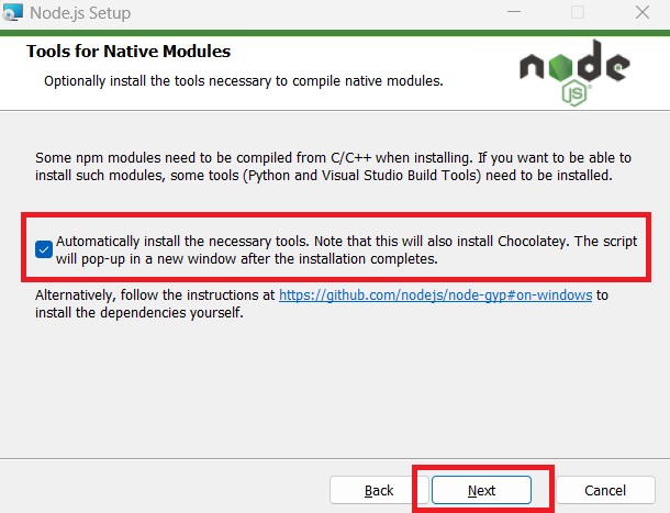 NodeJS installtion