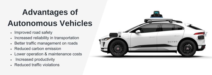 Advantages of Autonomous Vehicles