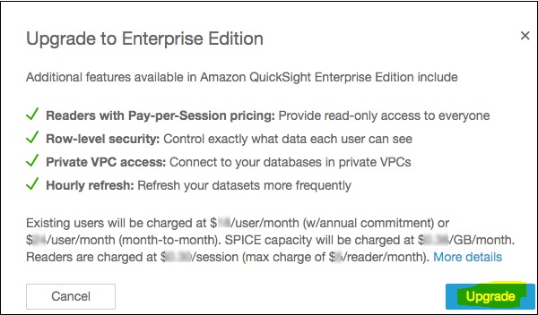 Upgrade Enterprise Edition