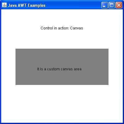 AWT Canvas