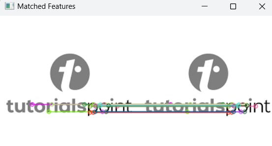 Image Matching Output