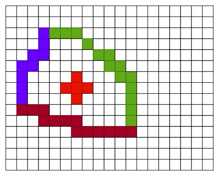 4-connected Flood Filling 2