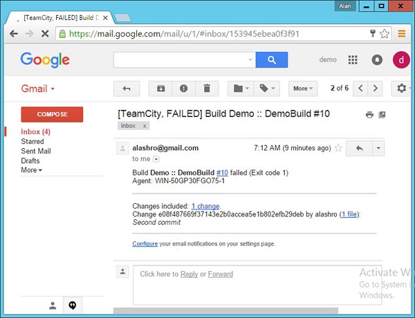 Team City Build Failure