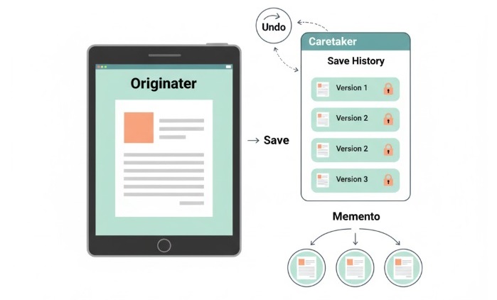 Memento Design Pattern Illustration