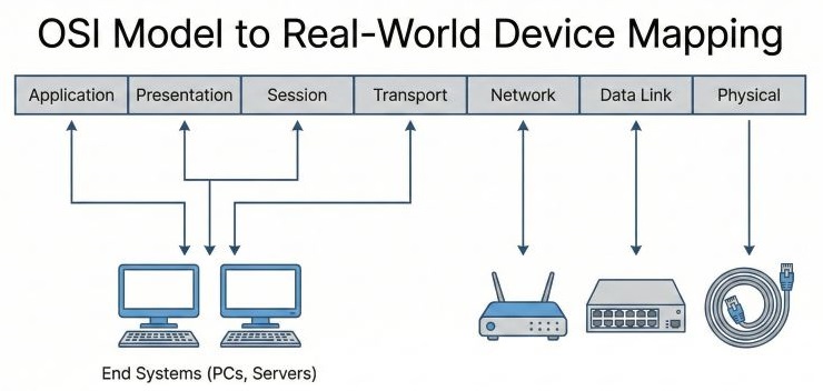 OSI Model Real World Mapping