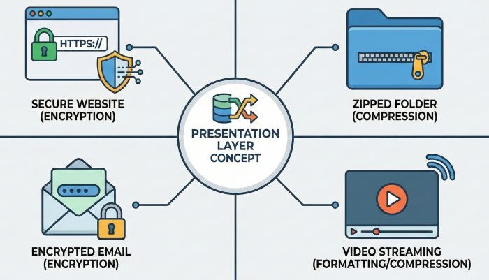 Real world examples of Presentation Layer