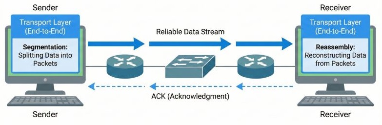 Transport Layer End-to-End Communication