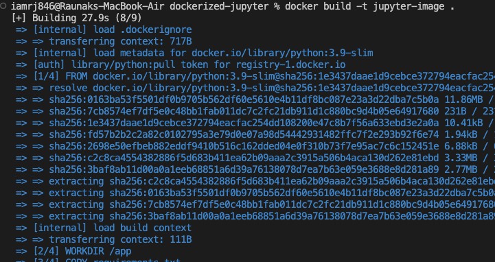 Building the Jupyter Image