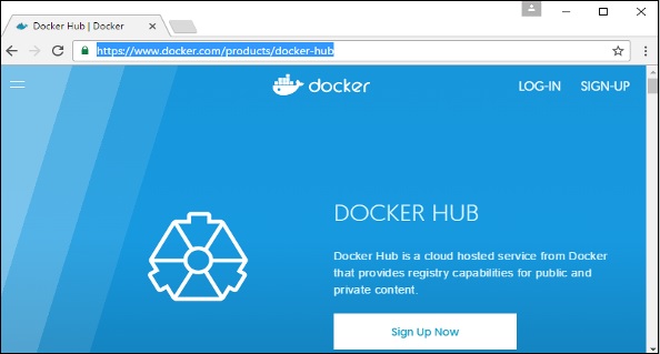 Docker Hub Singup