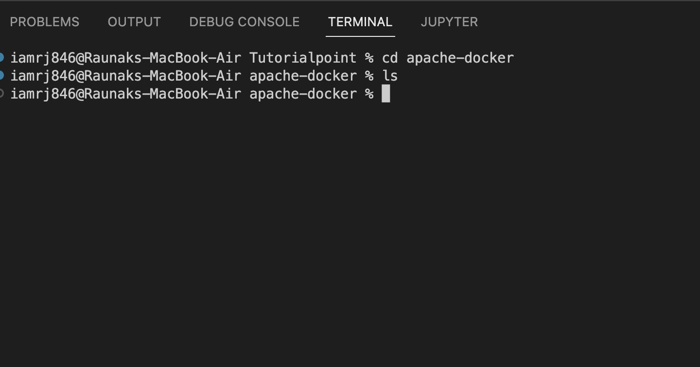 Setting up an Apache Project