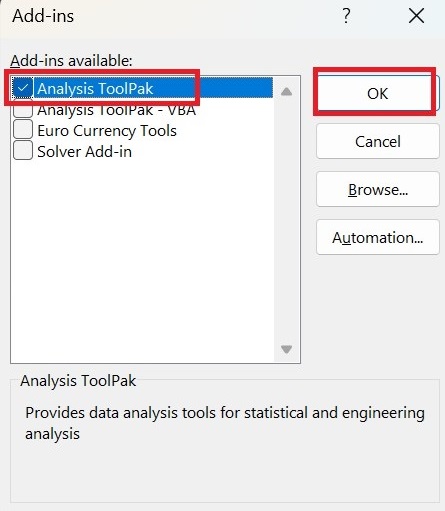Add Add-ins in Microsoft Excel 2