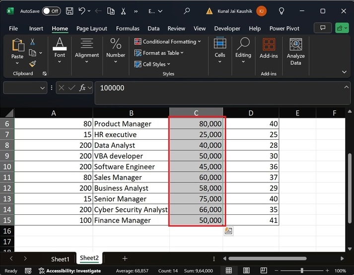 Conditional Formatting 3-Color Scales