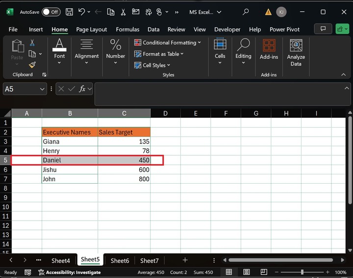 Delete Cells in Microsoft Excel 1