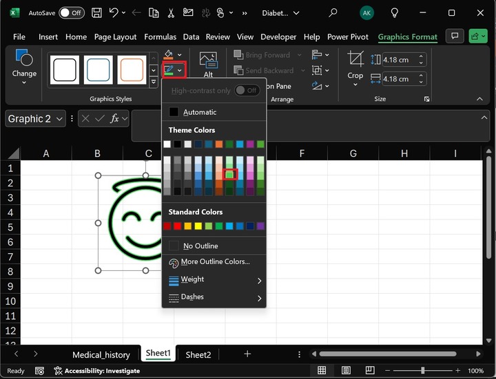 Emoji Formatting in Excel