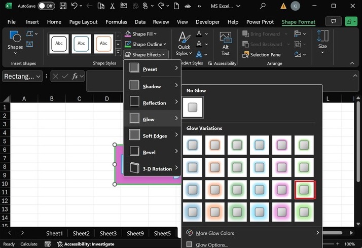 Format the WordArt Design 4