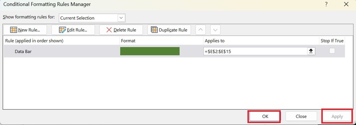 Hide Numbers and Show Data Bars 3