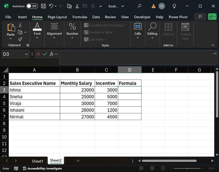 Make Formulas auto-update in Excel