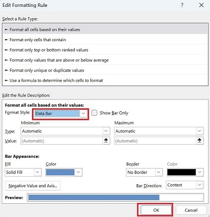 Managing Conditional Formatting Rules 3