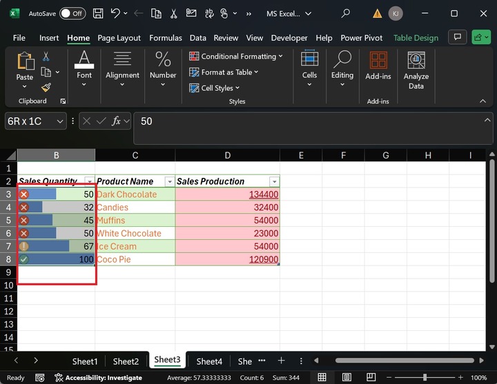 Managing Conditional Formatting Rules 4