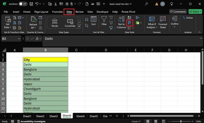 Remove Duplicates in Excel Shortcut