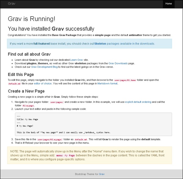 Grav Theme Tutorials