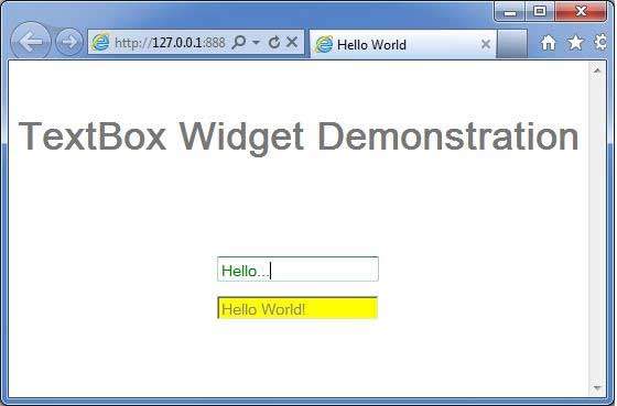 GWT TextBox Widget