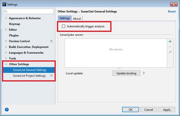 Automatically Trigger Analysis