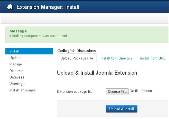Joomla Adding Forum