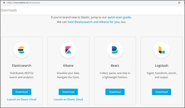 Kibana downloads