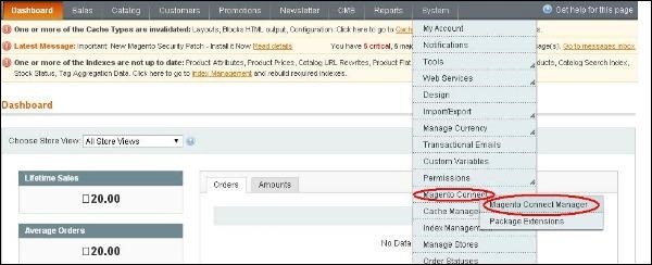 Magento Setup System Theme