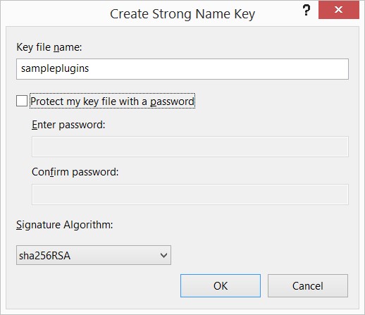 Mscrm Plugin Sign Assembly Add Key
