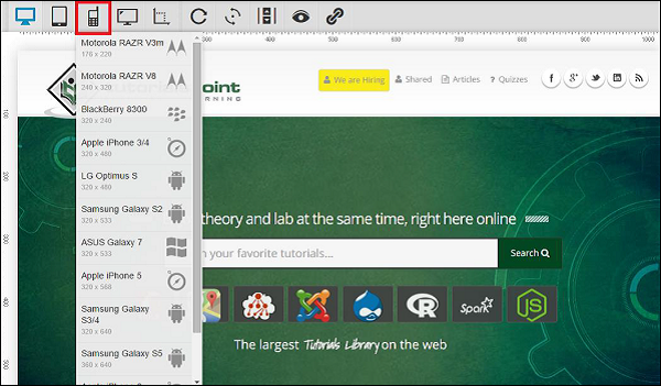 Select Mobile Device