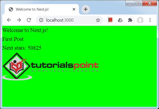Home page with Router