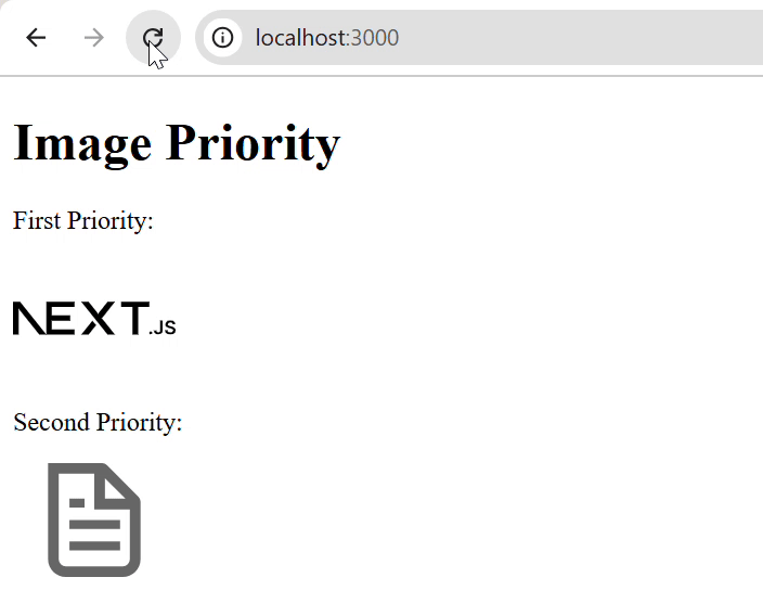next.js image optimization priority loading