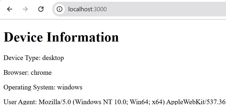 Next.js userAgent Example 1