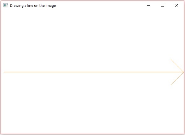 Drawing Arrowed Lines