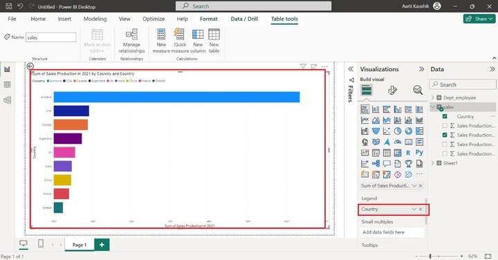 Create a Stacked Bar Chart 3