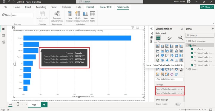Create a Stacked Bar Chart 6