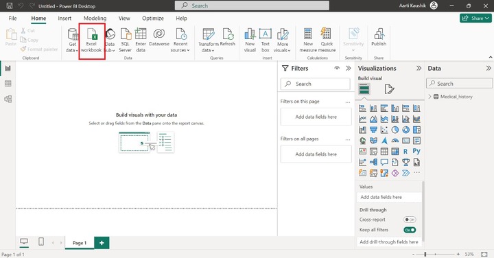 Create a Table in Power BI